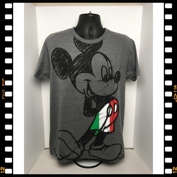 T-Shirt~Disney~Mickey~Mouse~Rome~Italy~ - Picture 1 of 8